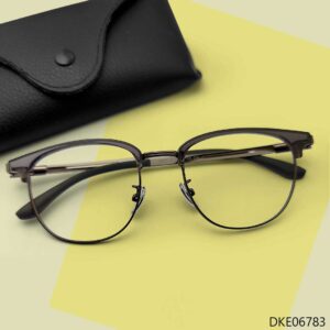 Grey Transparent Color Eyeglasses
