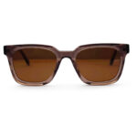 Brown Transparent Color Sunglasses