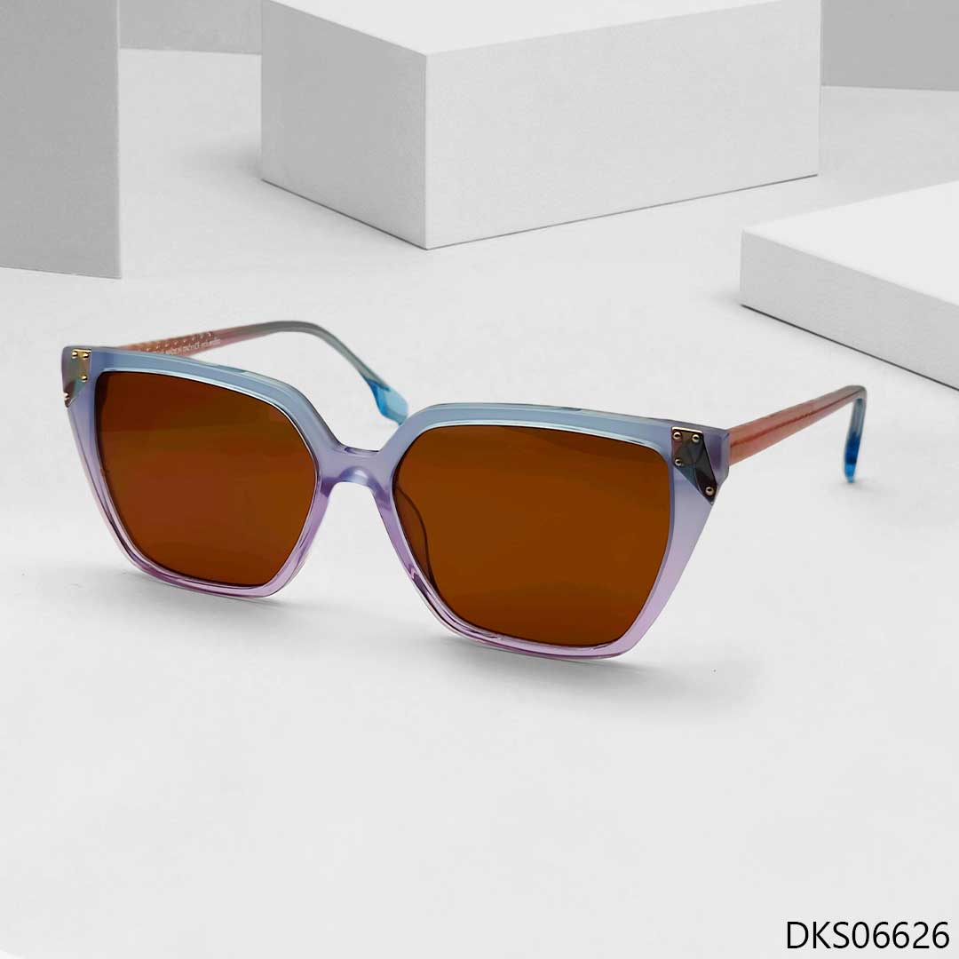 Mixed Transparent Color Woman Sunglasses