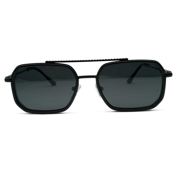 Square Shape Double Bridge Sunglasses