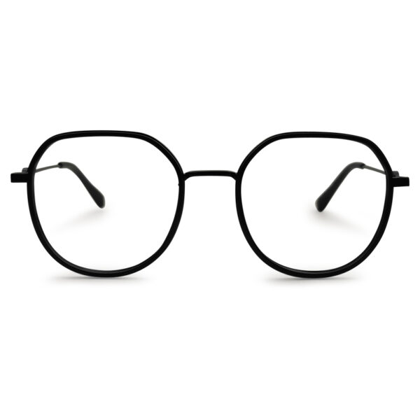 Black Color Round Shape Eyeglasses
