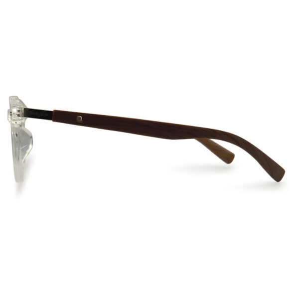 Trendy Water Transparent Wooden Eyeglass