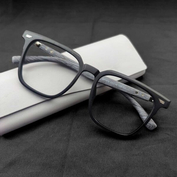 Premium Black Color Square Eyeglasses Frame
