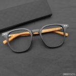 Semi Round Black Color Wooden Frame