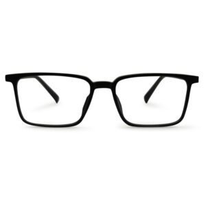 Black Color Square Shape Eyeglasses