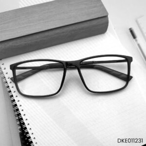 Black Color Square Shape Eyeglasses