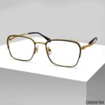 New Golden and Black Color Mixed Eyeglasses