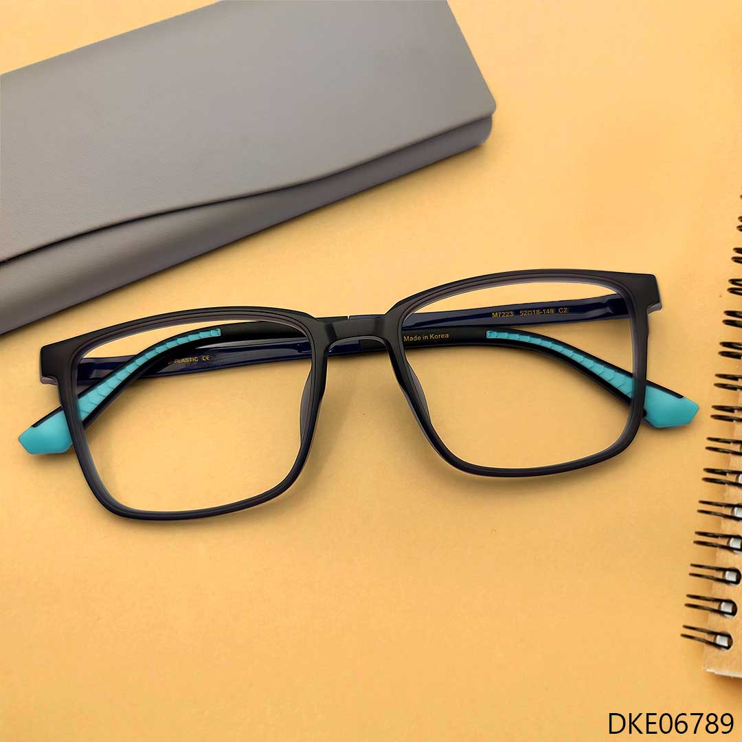 Black and Blue Mixed Eyeglasses