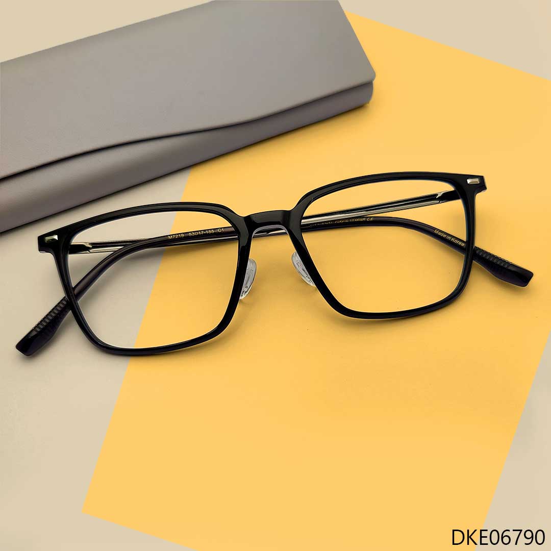 New Premium Black Glossy Eyeglasses