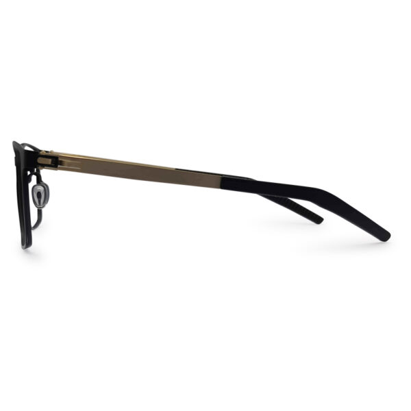 Black and Golden Mixed Eyeglasses