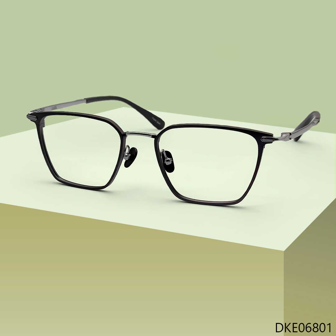 Black and Silver Mixed Eyeglasses