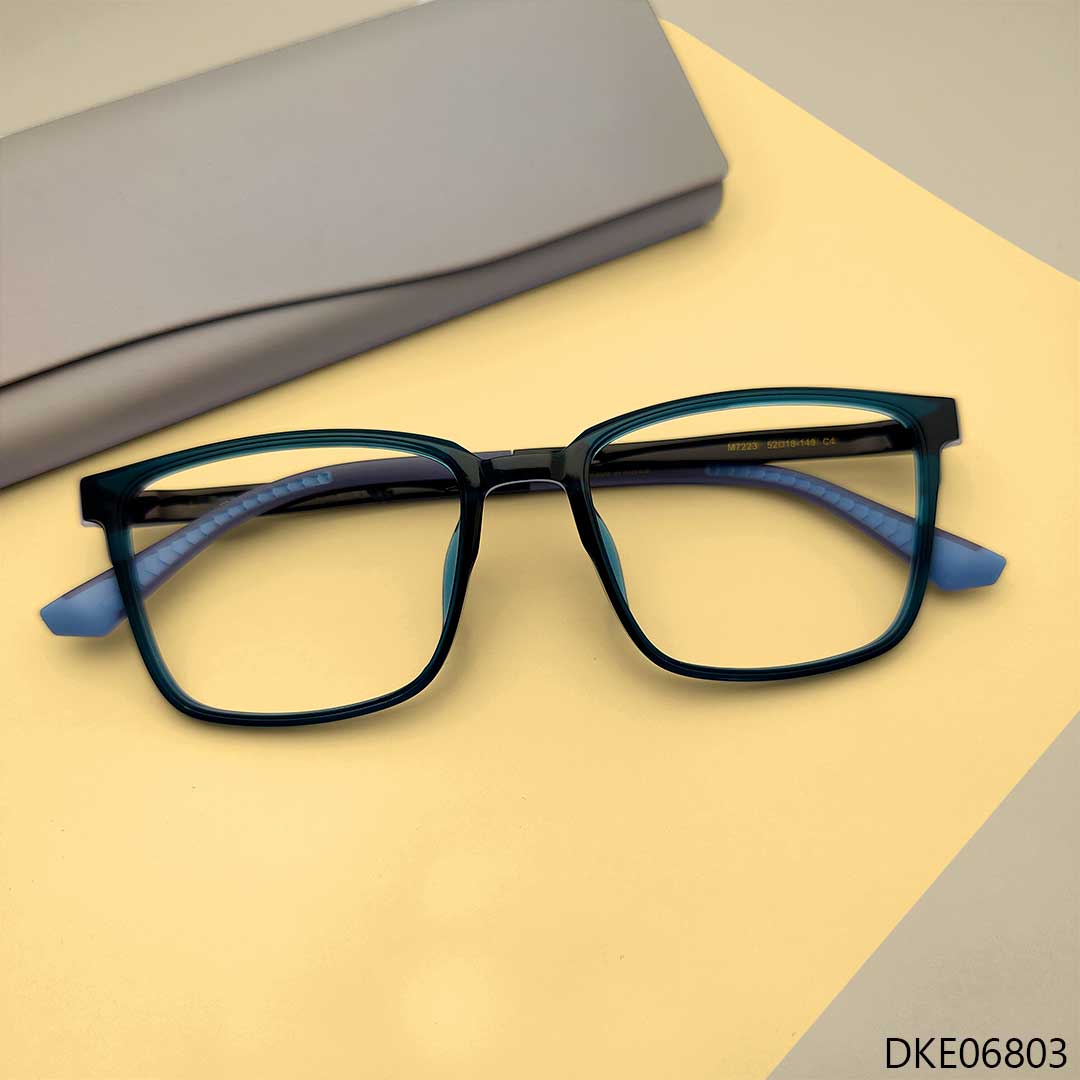 Blue Transparent Eyeglasses