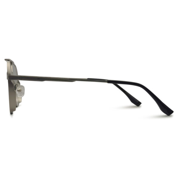 Double Bridge Silver Color Eyeglass