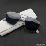 Double Bridge Black Sunglasses