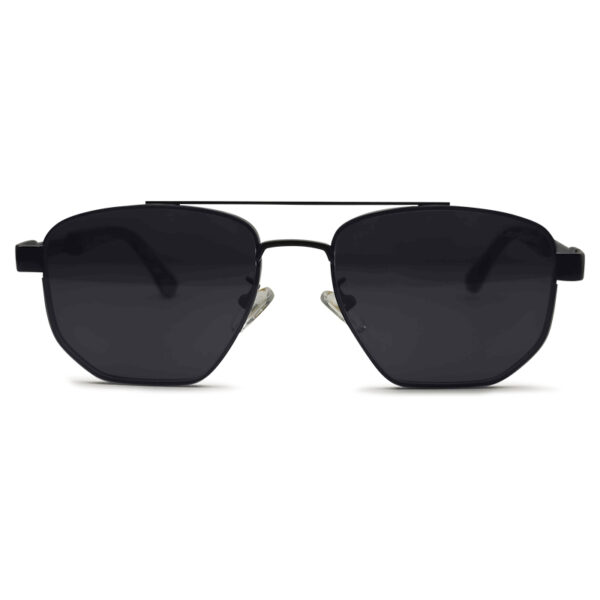 Double Bridge Black Sunglasses