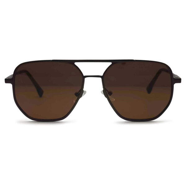 Brown Color Double Bridge Sunglasses