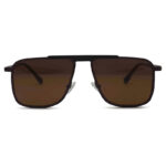 Brown Color Unique Design Sunglasses