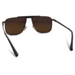 Brown Color Unique Design Sunglasses