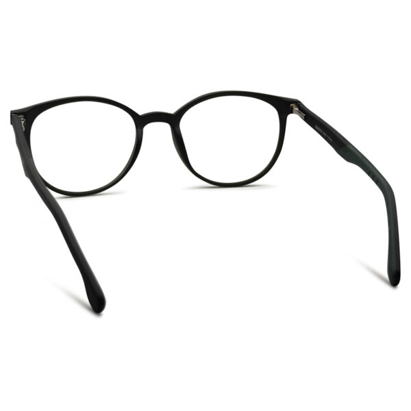 Matte Green Color Round Eyeglasses