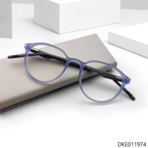New Semi-Round Transparent Eyeglasses