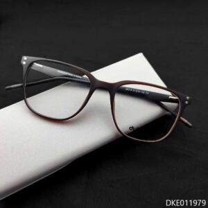 Dark Brown Square Shape Eyeglasses