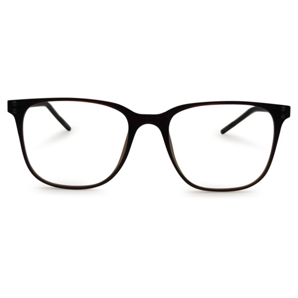 Dark Brown Square Shape Eyeglasses