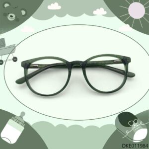Green Transparent Kid's Eyeglass