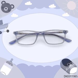 Blue Transparent Kid's Eyeglass