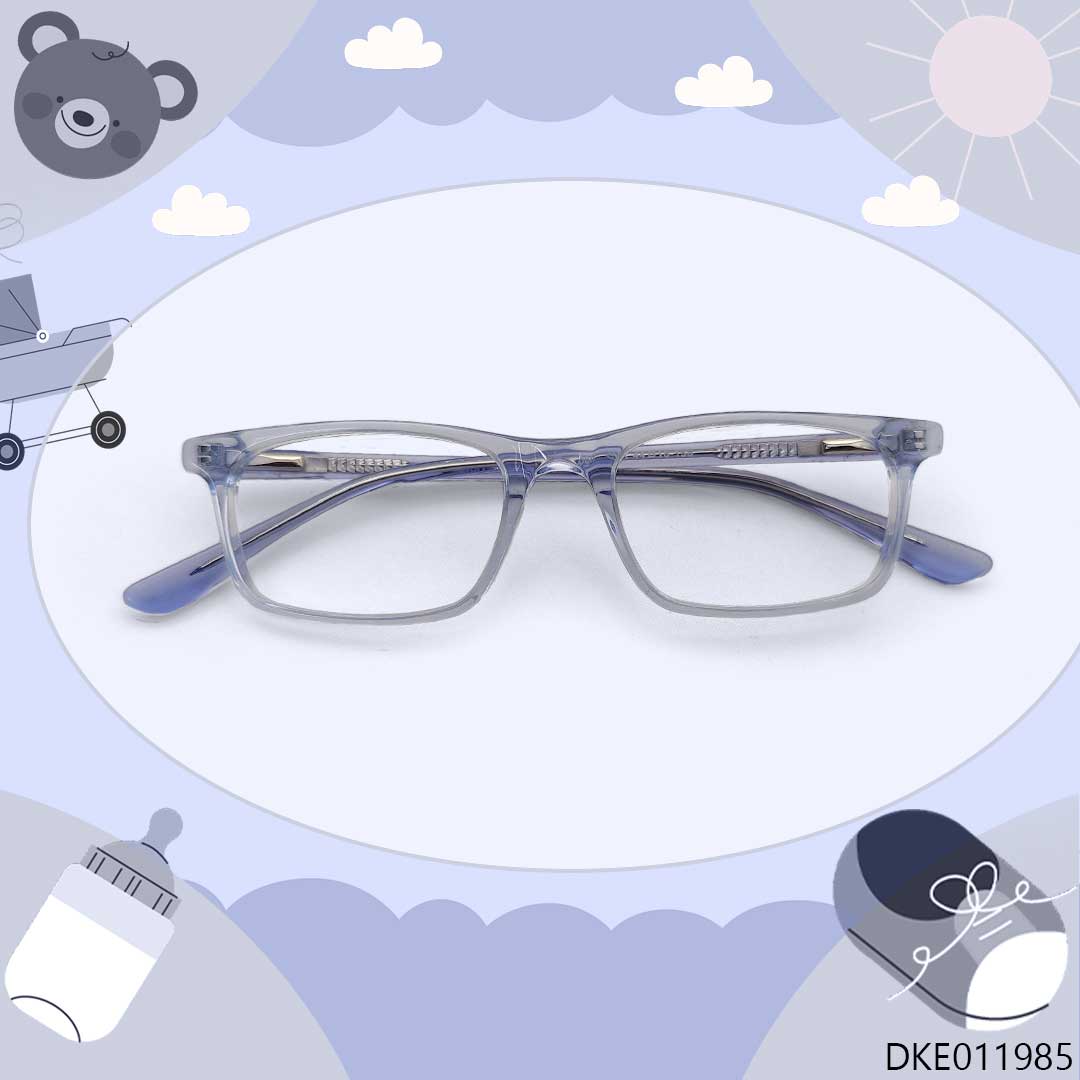 Blue Transparent Kid's Eyeglass