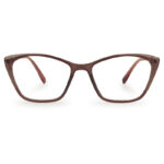 Red Transparent Color Ladies Eyeglasses