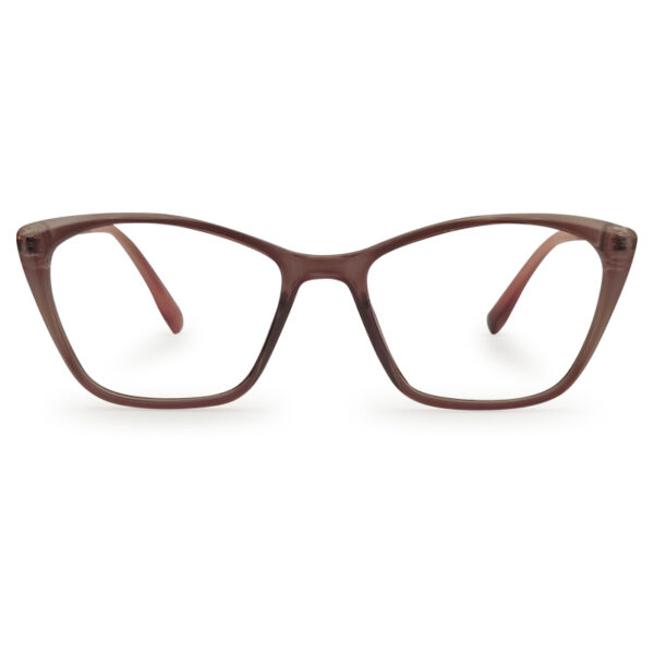 Red Transparent Color Ladies Eyeglasses