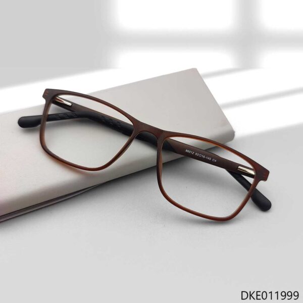 New Brown Color Rectangle Shape Eyeglasses