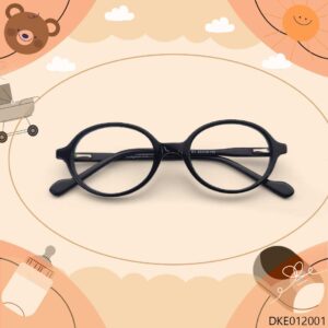 Black Color Round Kid's Eyeglass