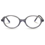 Roun Blue Transparent Kid's Eyeglasses