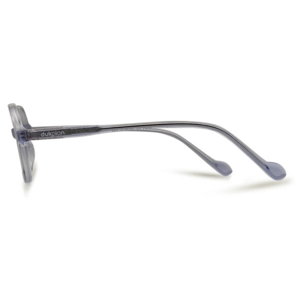 Roun Blue Transparent Kid's Eyeglasses