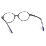 Roun Blue Transparent Kid's Eyeglasses