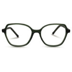 Green Transparent Kid's Eyeglasses