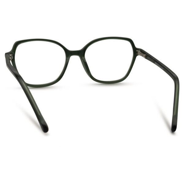 Green Transparent Kid's Eyeglasses