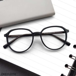 Semi Round Black Color Eyeglasses