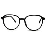 Semi Round Black Color Eyeglasses