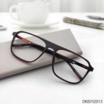 Deep Brown Aviator Eyeglasses