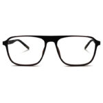 Deep Brown Aviator Eyeglasses