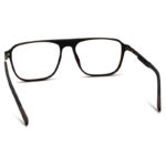 Deep Brown Aviator Eyeglasses
