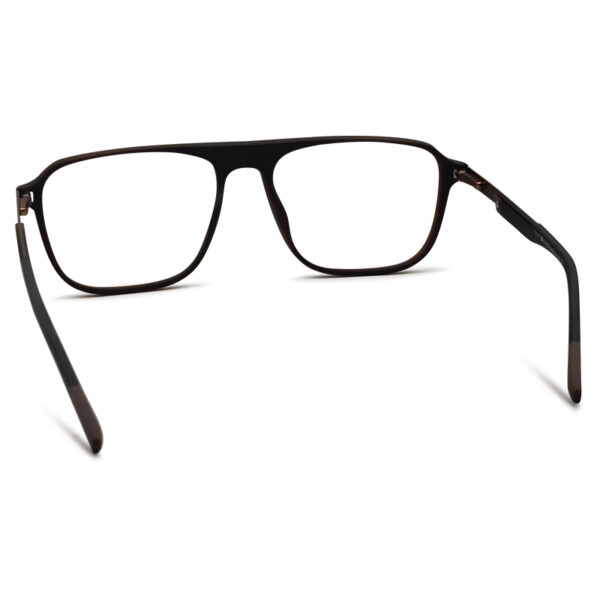 Deep Brown Aviator Eyeglasses