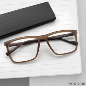 Brown Color Square Shape Eyeglasses