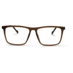 Brown Color Square Shape Eyeglasses