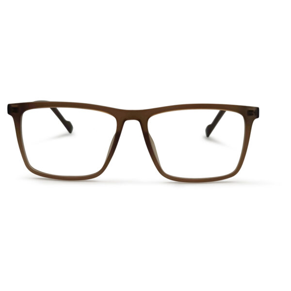 Brown Color Square Shape Eyeglasses
