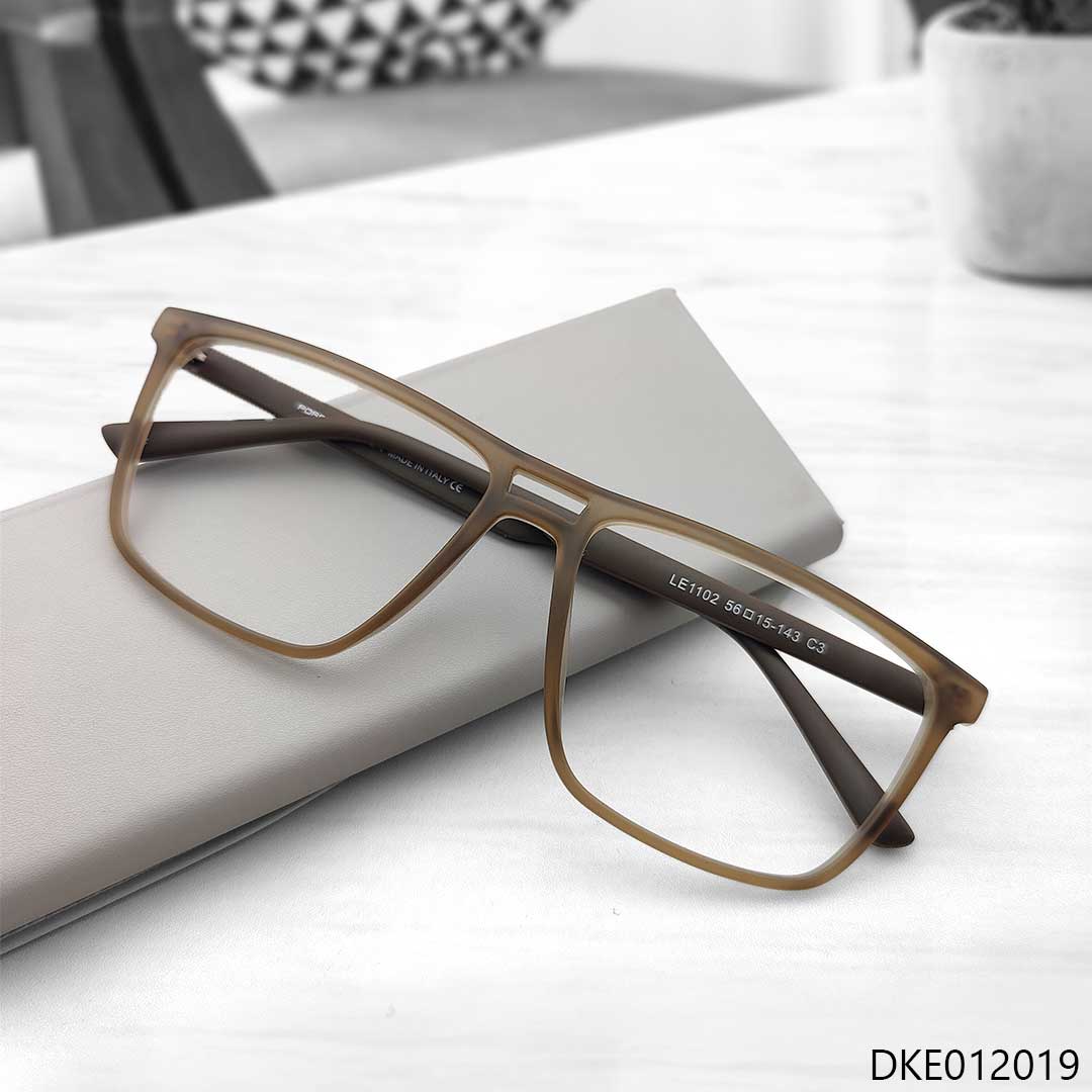 New Brown Mix Square Eyeglasses