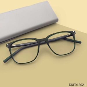 Green Color Matte Finished Eyeglasses