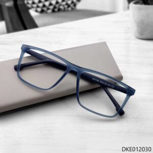 Matte Blue Transparent Classy Eyeglass